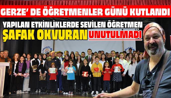 24 Kasım Öğretmenler Günü kutlandı: Şafak öğretmen unutulmadı