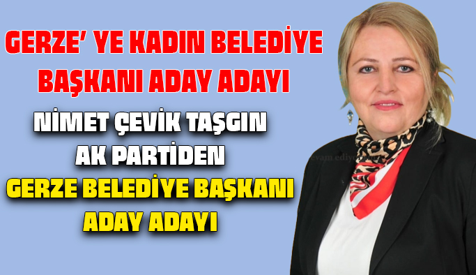 Nimet Çevik Taşgın, AK Partiden aday adaylığını açıkladı