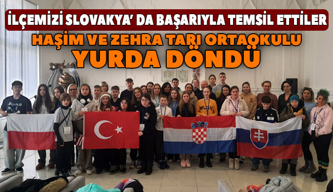 Haşim ve Zehra Tarı Ortaokulu, Slovakya’ daki görevi tamamladı