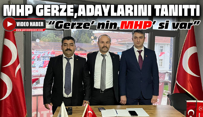 MHP Gerze Belediye Başkanı adayını tanıttı
