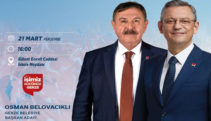 CHP Genel Başkanı Özgür Özel, Sinop'a geliyor
