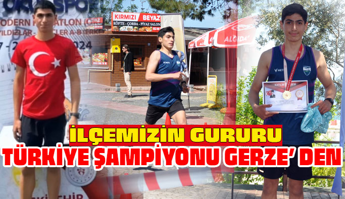 Gerzeli Sporcu Türkiye Şampiyonu oldu