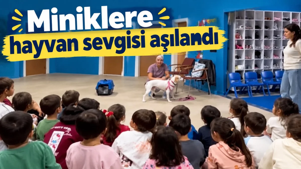 Minik Öğrencilere Hayvan Sevgisi Aşılandı