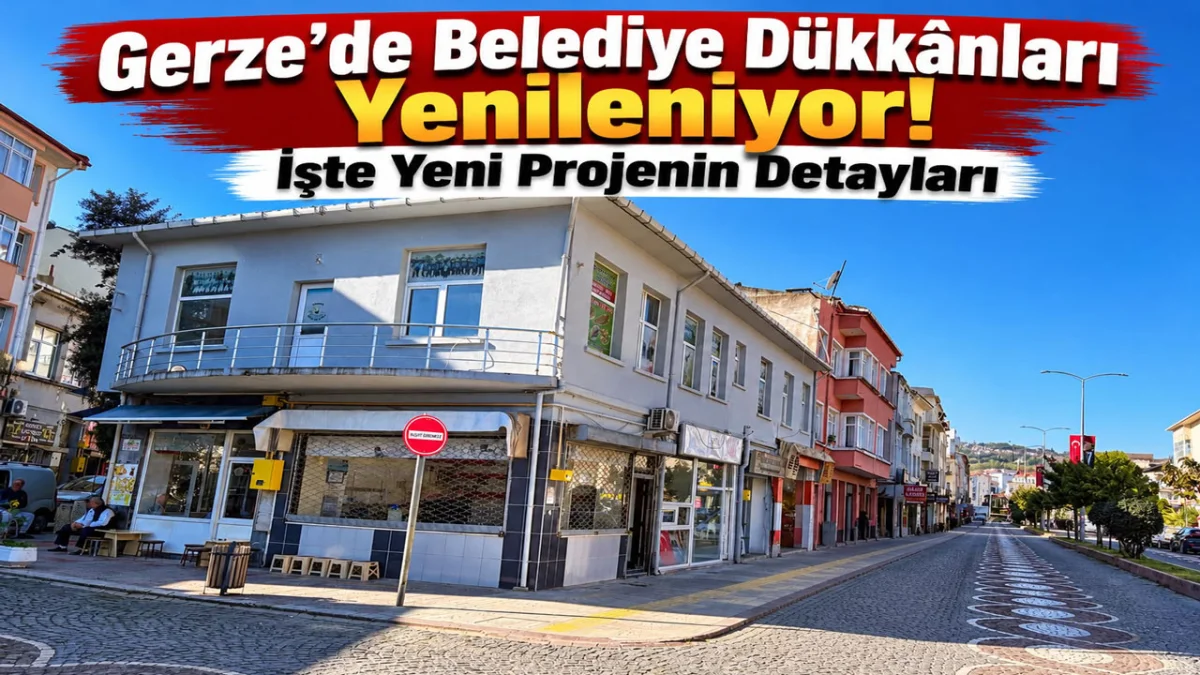 Gerze’nin Merkezinde büyük değişim! Yeni Dükkânlar ve Ofisler Geliyor
