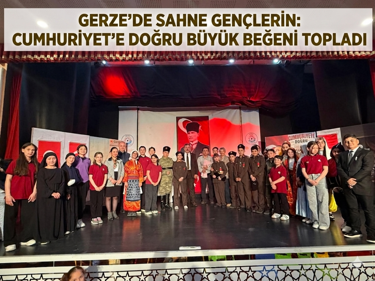 Gerze’de “Cumhuriyet’e Doğru”ya Ayakta Alkış