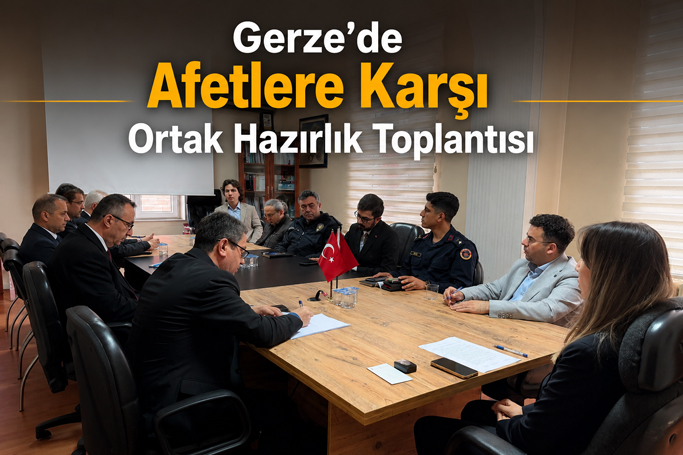 Gerze’de Afet ve Acil Durum Koordinasyon Toplantısı Gerçekleştirildi