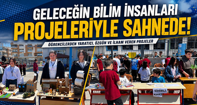 Atatürk Ortaokulu’nda Bilim Fuarı Heyecanı
