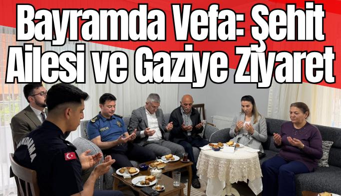  Gerze' de Şehit Aileleri ve Gazilere Bayram Ziyareti 