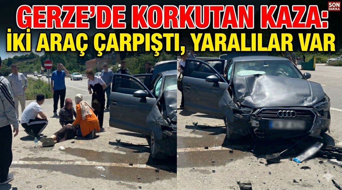 Gerze’de İki Otomobil Çarpıştı: Yaralılar Hastaneye Kaldırıldı