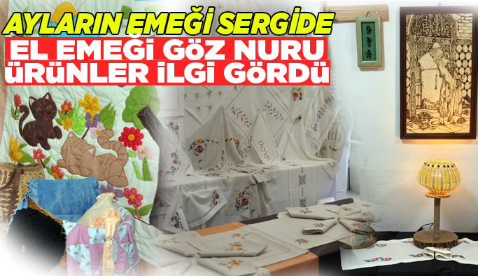 Gerze Halk Eğitimi Merkezi, yıl sonu sergisi düzenlendi