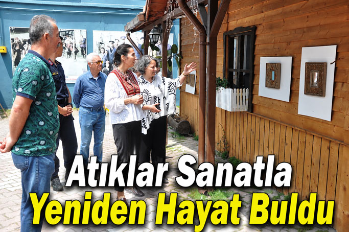 Atıklardan Sanata Uzanan Yol: Gerze’de Farkındalık Sergisi Açıldı