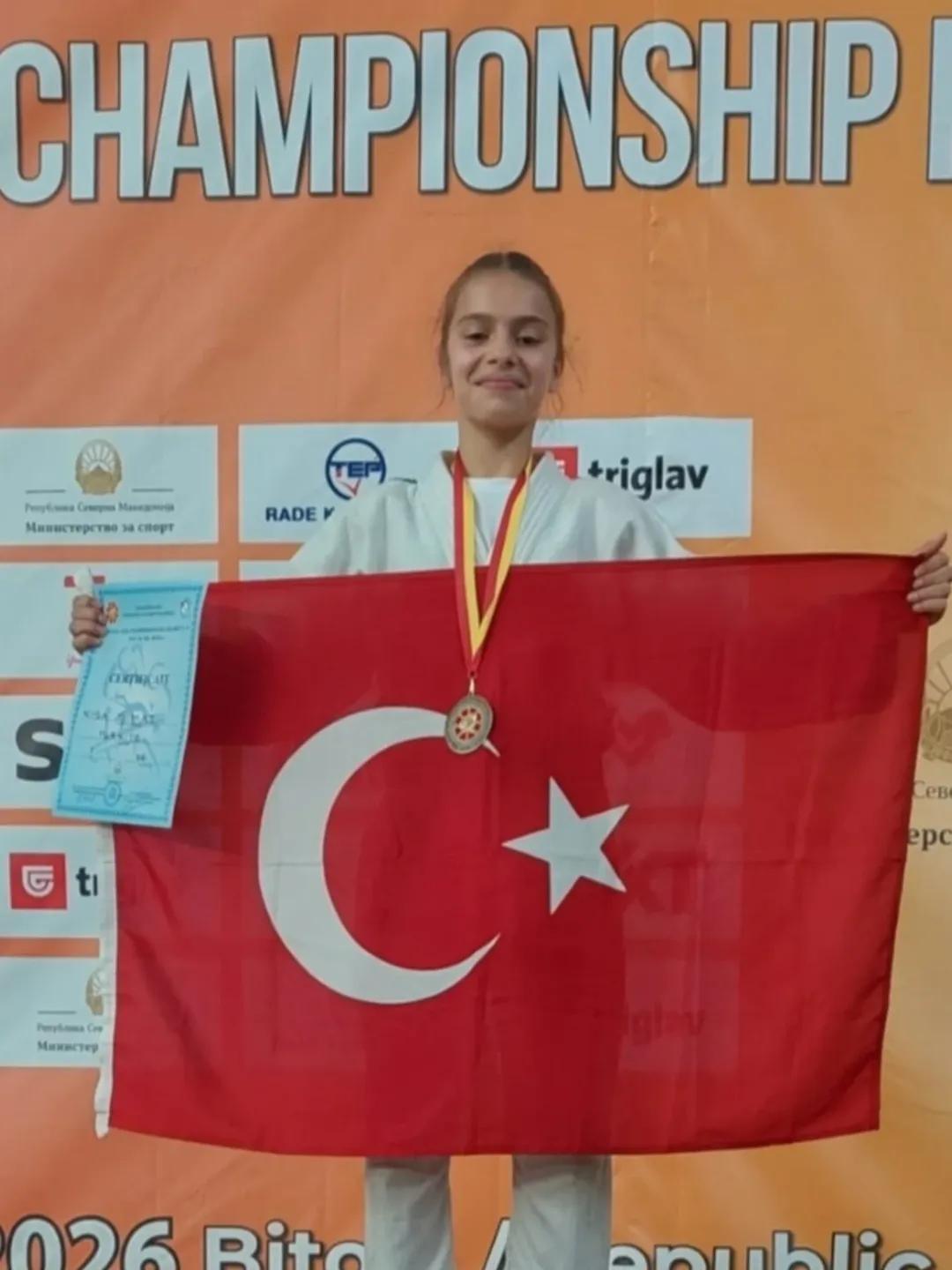 Gerzeli Judocu Simay Kısa Balkan Şampiyonu Oldu