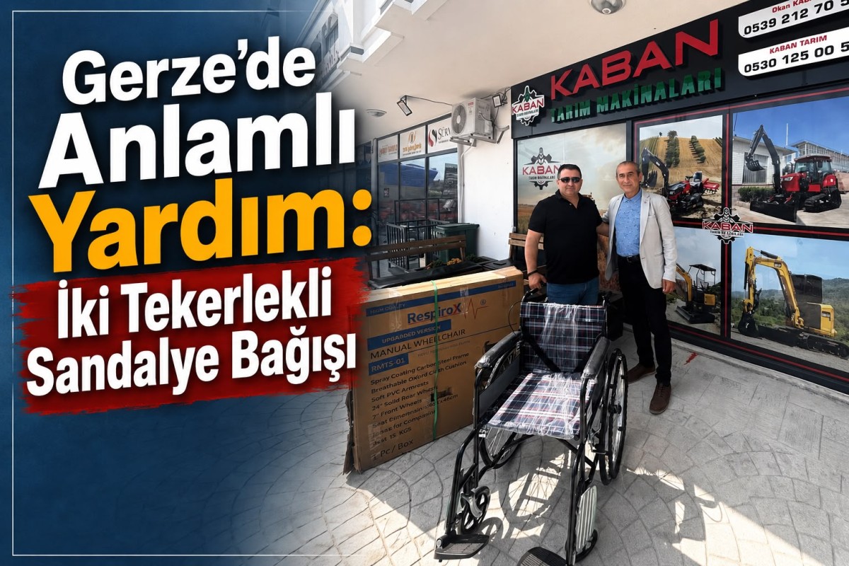 Gerzeli İş İnsanı Ramazan Kaban’dan Engellilere Anlamlı Destek