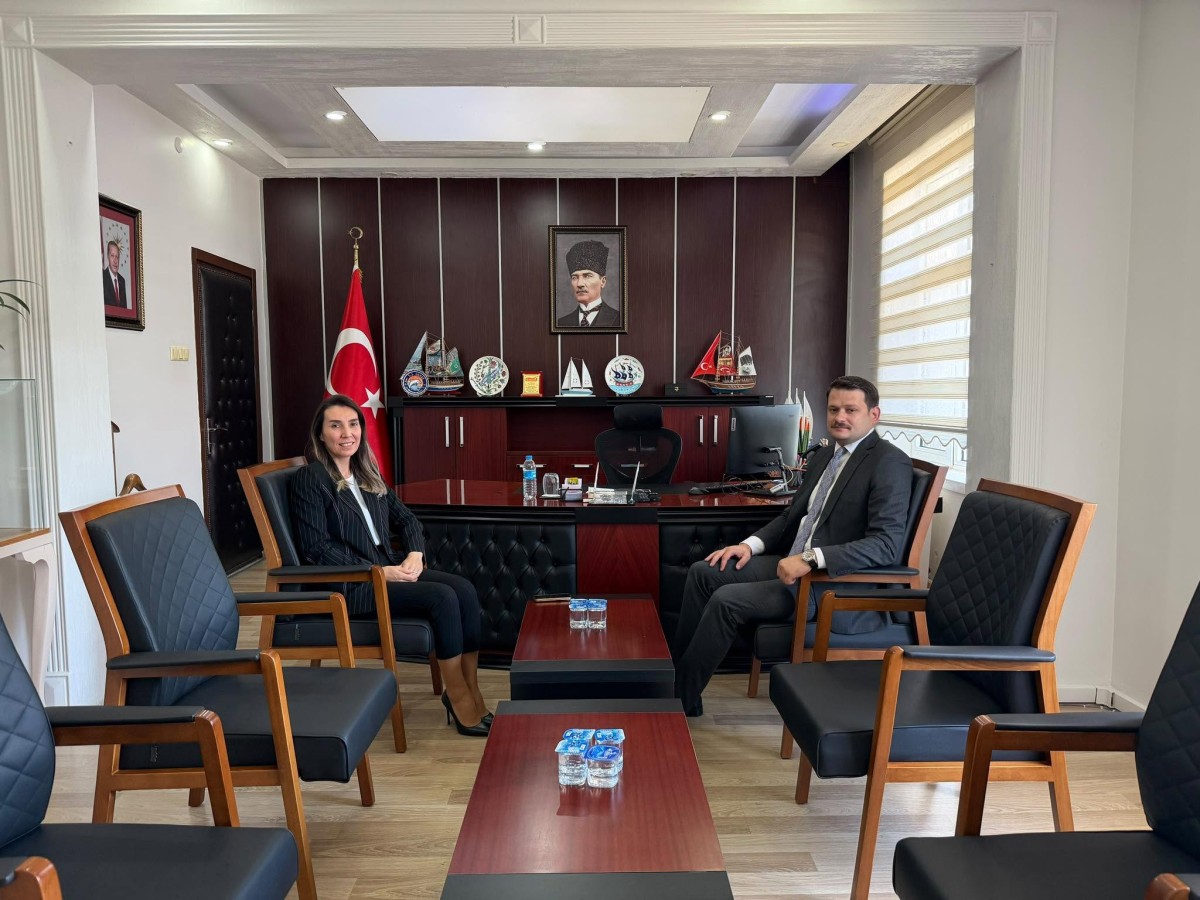 Ali Osman Bulat’tan Kaymakam Büyüker' e Veda Ziyareti