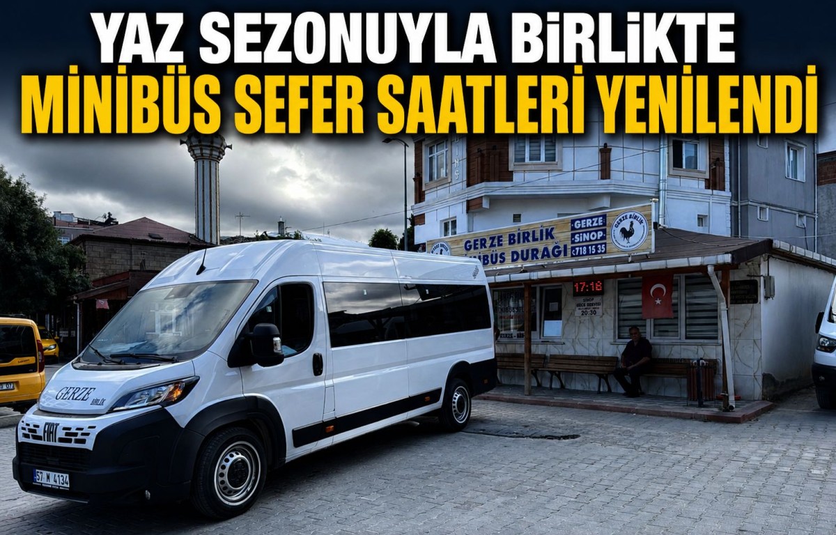 Gerze-Sinop Hattında Yaz Tarifesi Uygulanmaya Başladı