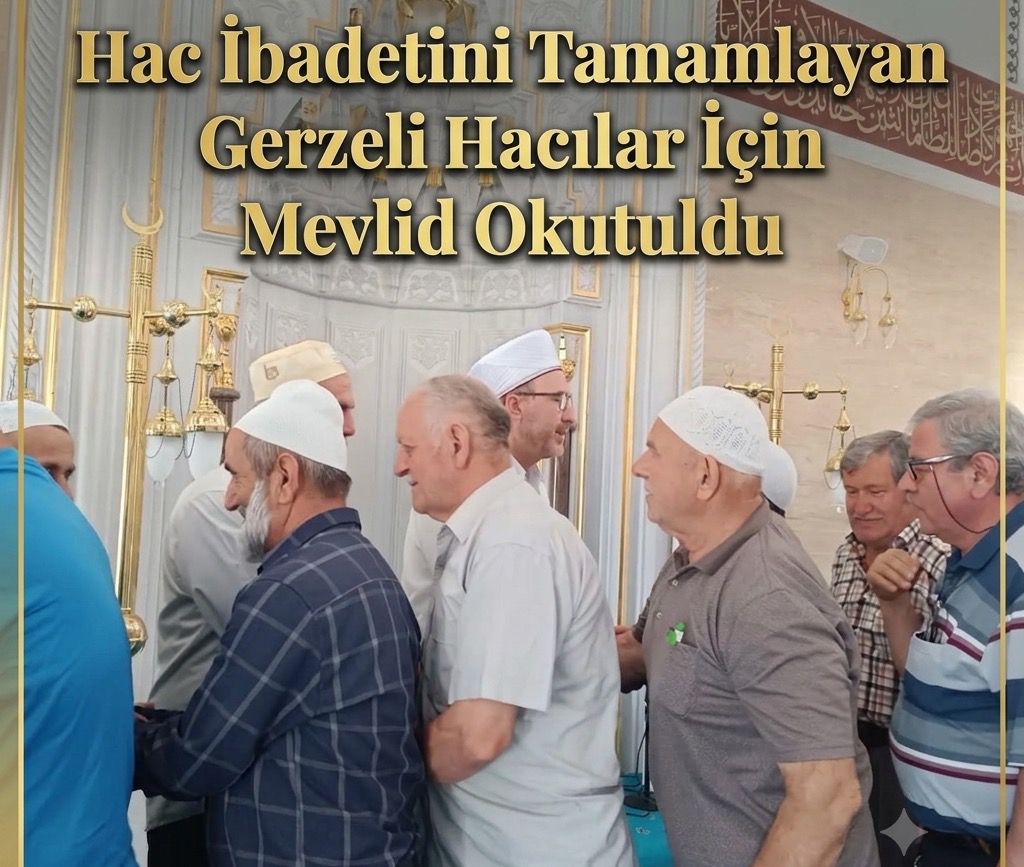 Gerze’de Hacılar İçin Mevlid Programı Düzenlendi