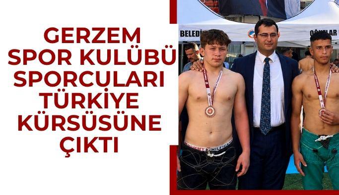 Gerzem Spor Kulübü Güreşçilerinden Türkiye Üçüncülüğü Başarısı