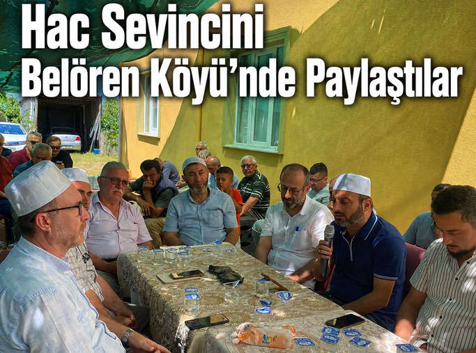 Kutsal Topraklardan Dönen Hacı İçin Belören Köyü'nde Mevlid Programı
