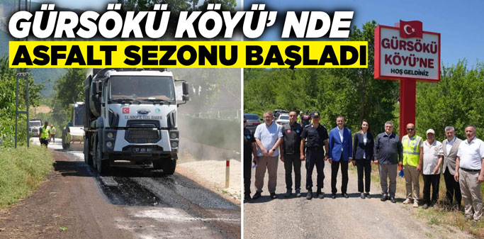 KÖYDES Asfalt Sezonu Gerze'de Başladı: Vali Özarslan Çalışmaları Yerinde İnceledi