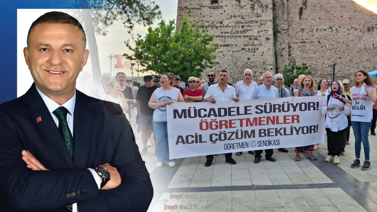 Hüseyin Yüksek o pankarta sessiz kalmadı