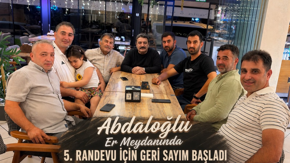 Abdaloğlu köyü er meydanına hazırlanıyor