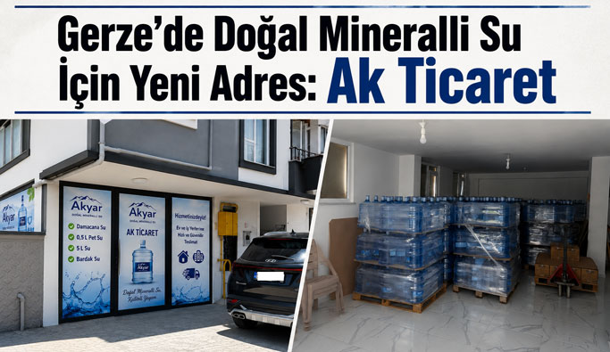 Gerze'de Su Hizmetinde Yeni Adres: Ak Ticaret Hizmete Başladı