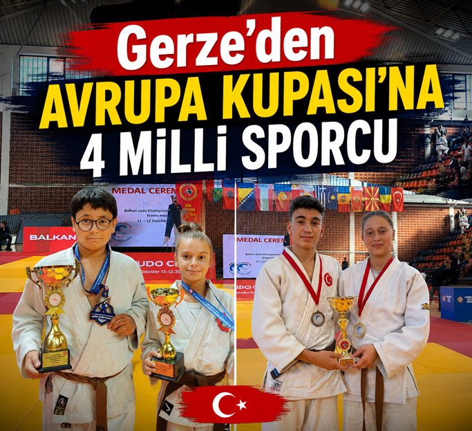 GERZE'DEN MİLLİ TAKIMA 4 SPORCU: AVRUPA KUPASI'NDA TÜRKİYE'Yİ TEMSİL EDECEKLER