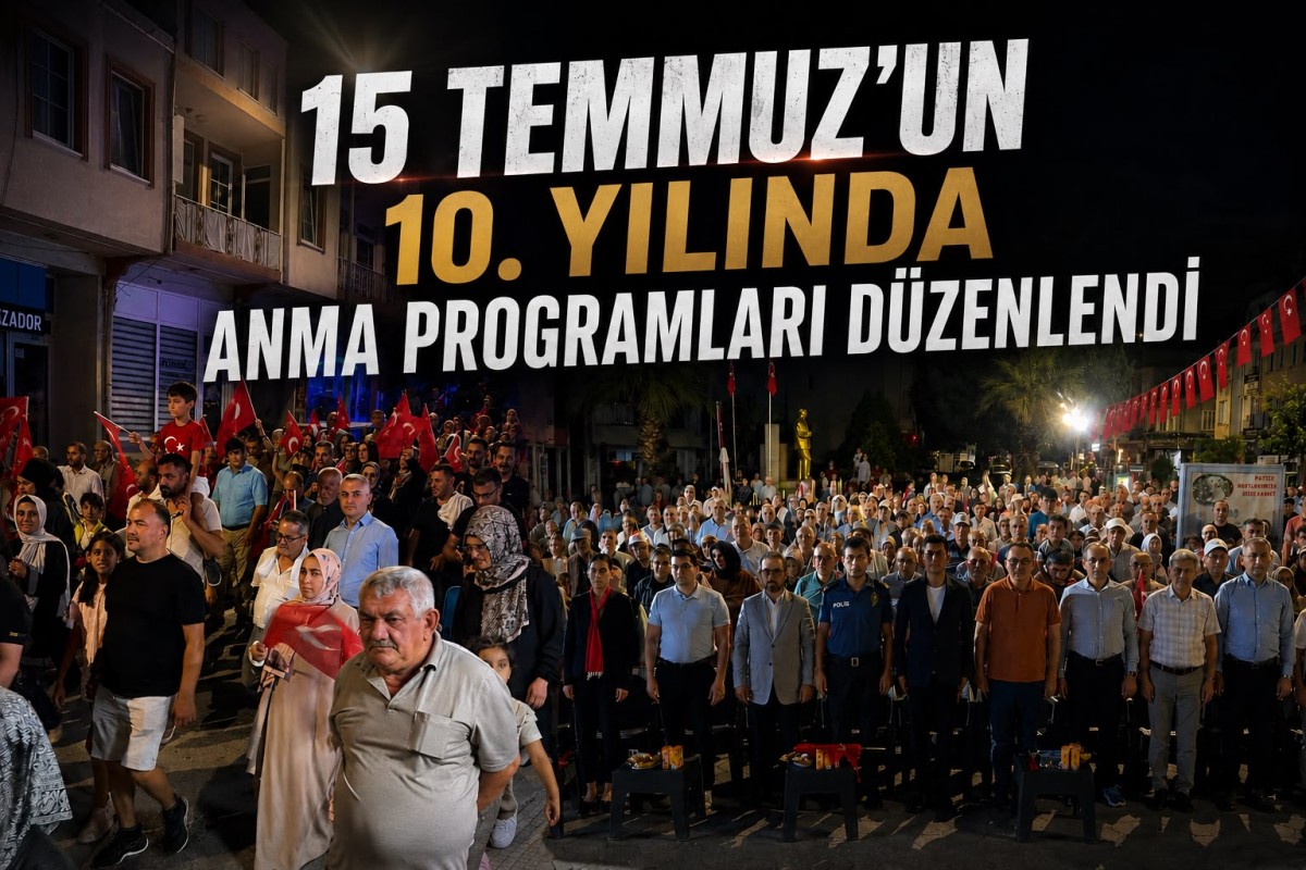 Gerze 15 Temmuz Demokrasi ve Milli Birlik Gününde tek yürek oldu