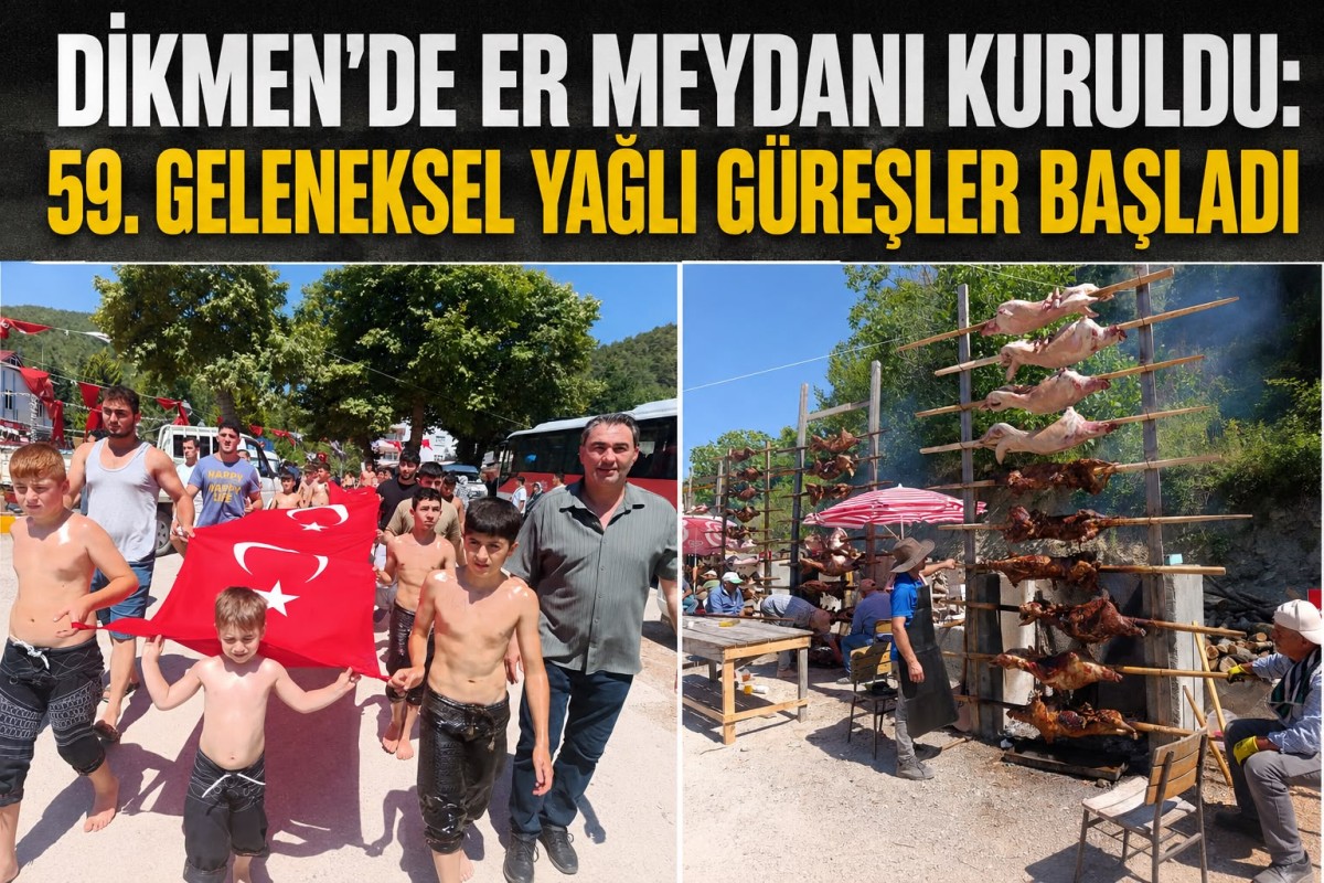 Dikmen’de 59. Geleneksel Yağlı Güreş Coşkusu