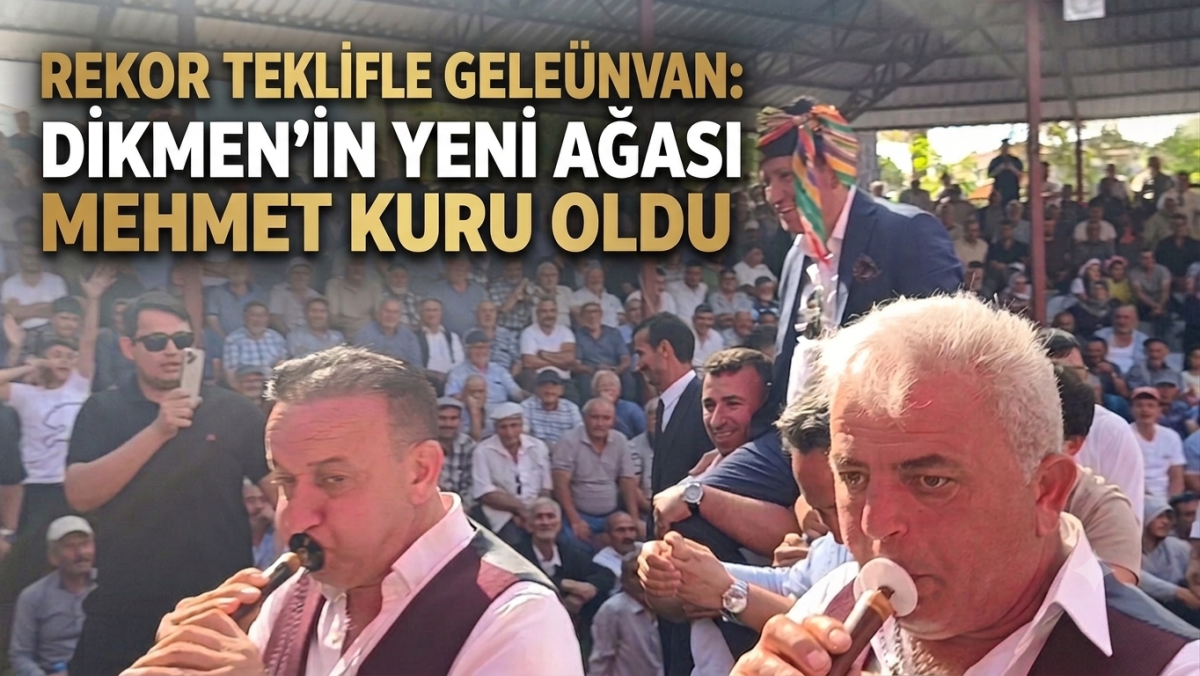 Dikmen’de Yeni Güreş Ağası Mehmet Kuru Oldu!