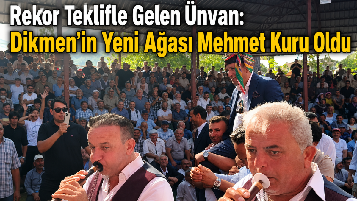 Dikmen’de Yeni Güreş Ağası Mehmet Kuru Oldu!