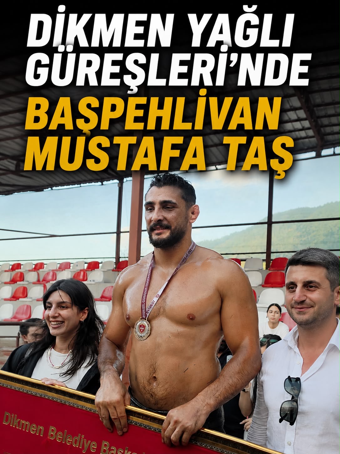Mustafa Taş, 59. Dikmen Yağlı Güreşleri’nin Başpehlivanı Oldu