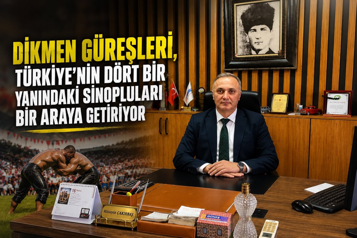 Türkiye’nin Dört Bir Yanındaki Sinoplular Dikmen Yağlı Pehlivan Güreşleri’nde Buluşuyor