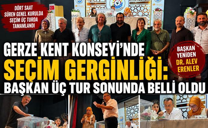 Gerze Kent Konseyi’nde seçim üç turda tamamlandı: Başkan yeniden Dr. Alev Erenler