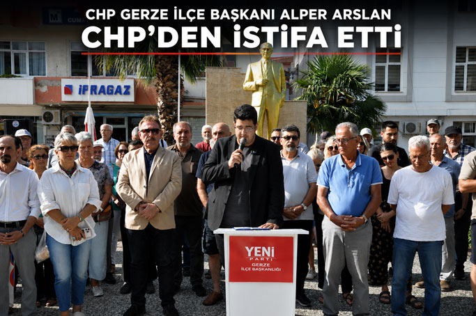 CHP Gerze İlçe Başkanı da Partiden İstifa Etti