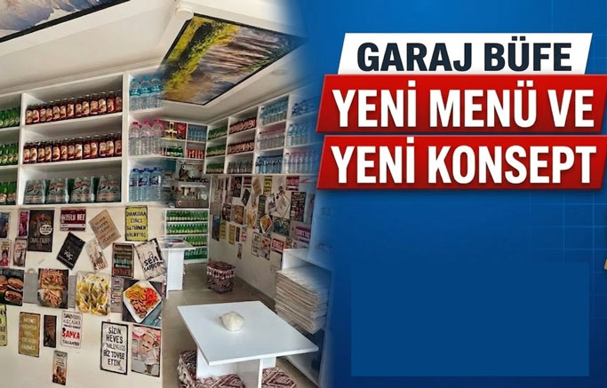Garaj Büfe Yenilenen Yüzüyle Yeniden Hizmette