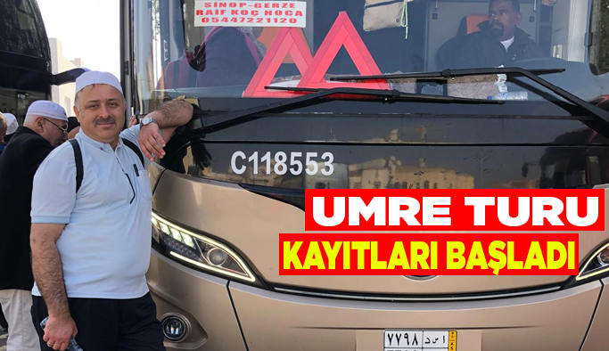 Gerze'de 2026 Umre Kayıtları Başladı