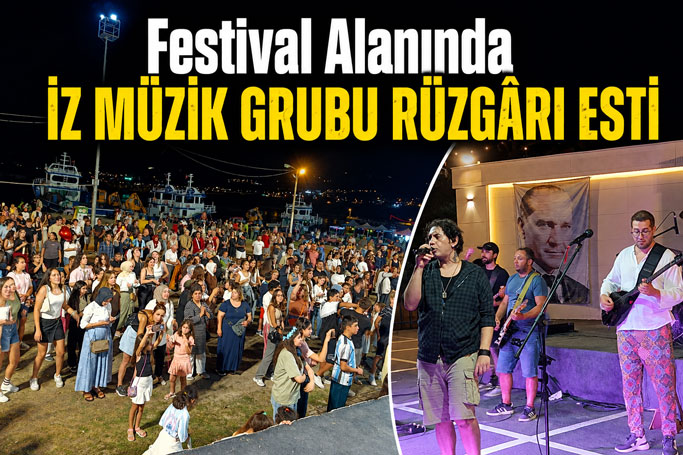 Gerze Yaz Şenliği'nde İZ Müzik Grubu Sahne Aldı