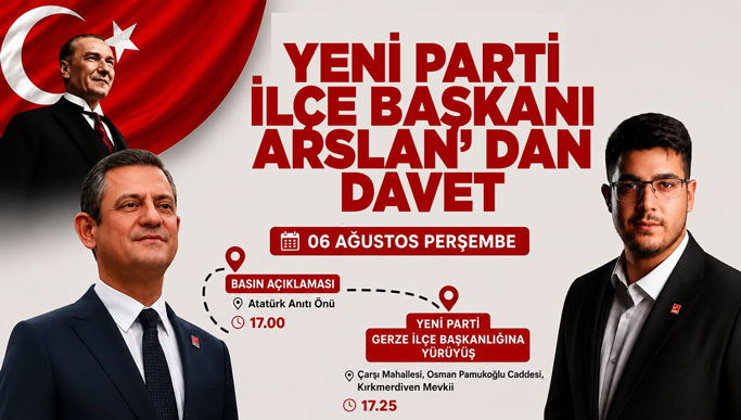 Yeni Parti Gerze' de sahaya iniyor