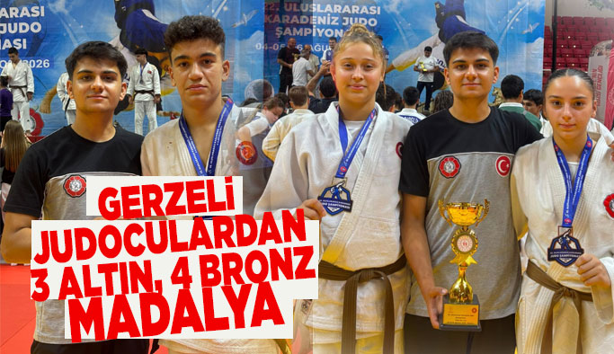 Gerzeli judoculardan Samsun’daki turnuvada 8 derece