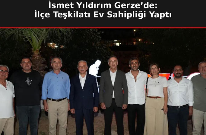 Ümraniye Belediye Başkanı İsmet Yıldırım Gerze’de Ağırlandı