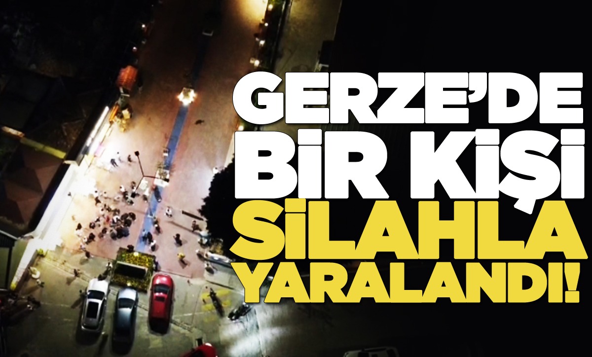 Gerze'de silahlı kavga: Bir kişi yaralandı