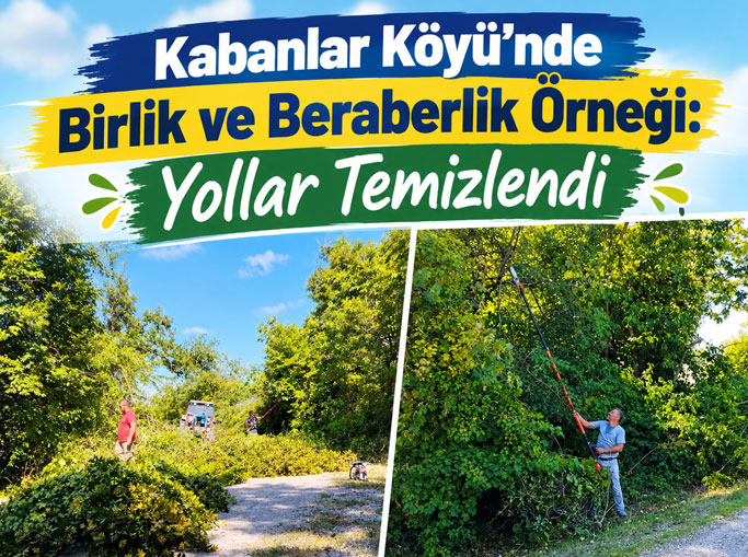Kabanlar Köyü’nde Örnek Dayanışma