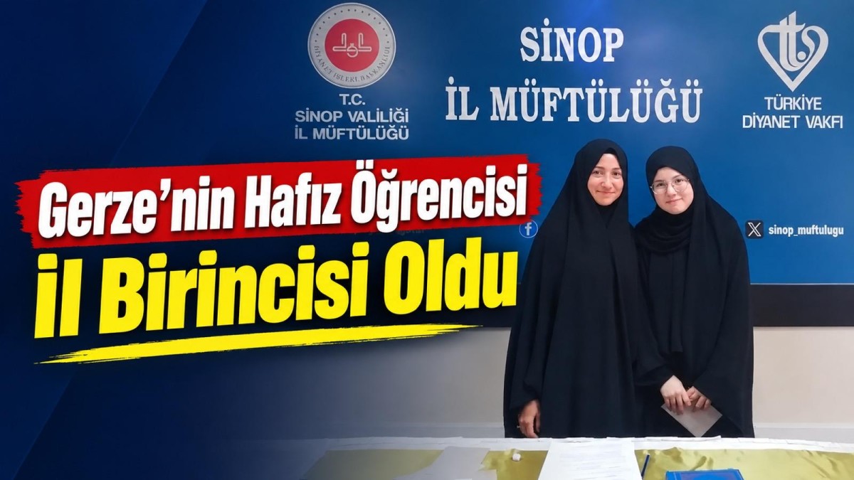 Hafızlık Yarışmasında Sinop Birincisi Gerze’den