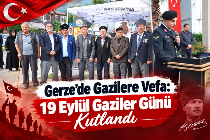 Gerze’de Gaziler Günü Kutlandı