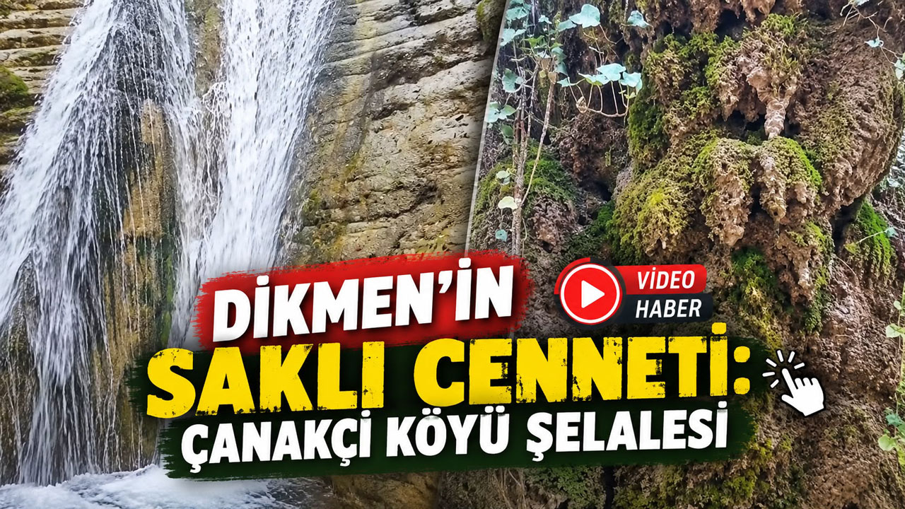 Dikmen Çanakçı köyünde keşfedilmeyi bekleyen şelale!