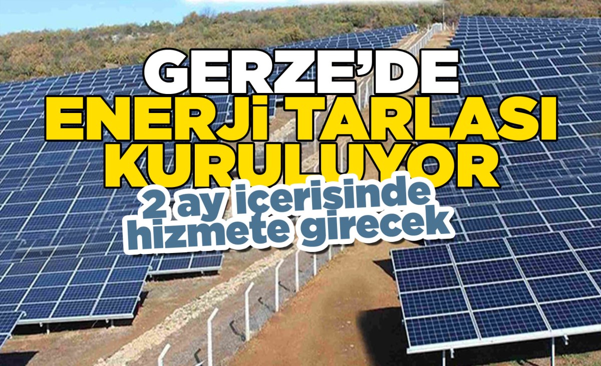 Gerze Belediyesi kendi elektriğini üretecek